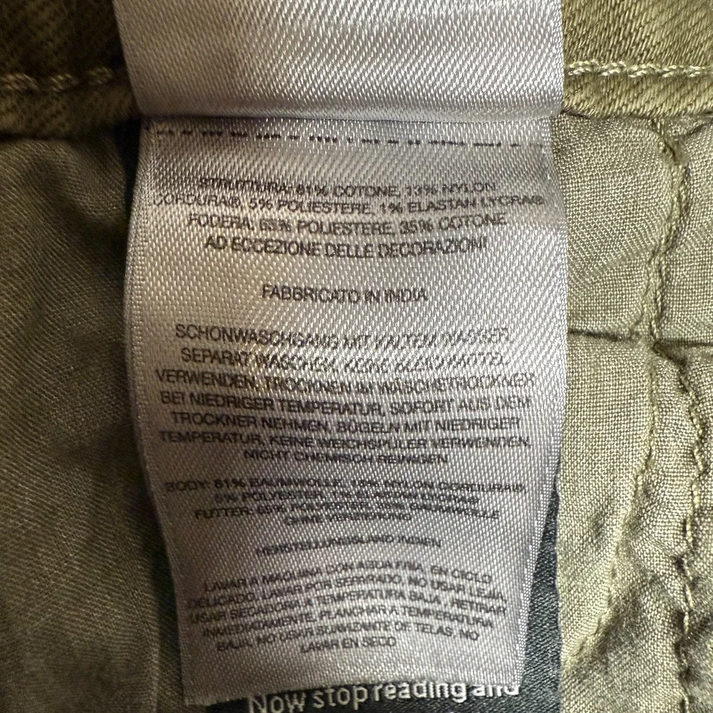 Mountain Hard‎ Wear Womens Pants Size 10 Regular Olive Green Hiking Outdoor